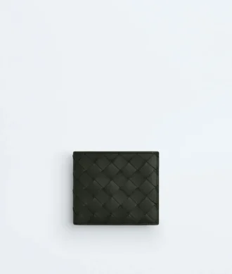 Intrecciato Bi-Fold Wallet with Coin Purse