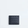 Intrecciato Bi-Fold Wallet with Coin Purse