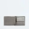 Intrecciato Bi-Fold Wallet with Coin Purse