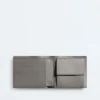 Intrecciato Bi-Fold Wallet with Coin Purse