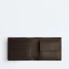 Intrecciato Bi-Fold Wallet with Coin Purse