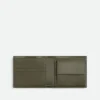 Intrecciato Bi-Fold Wallet with Coin Purse