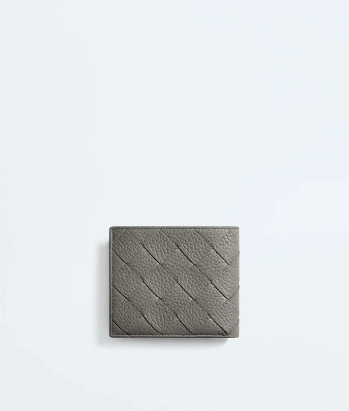 Intrecciato Bi-Fold Wallet with Coin Purse