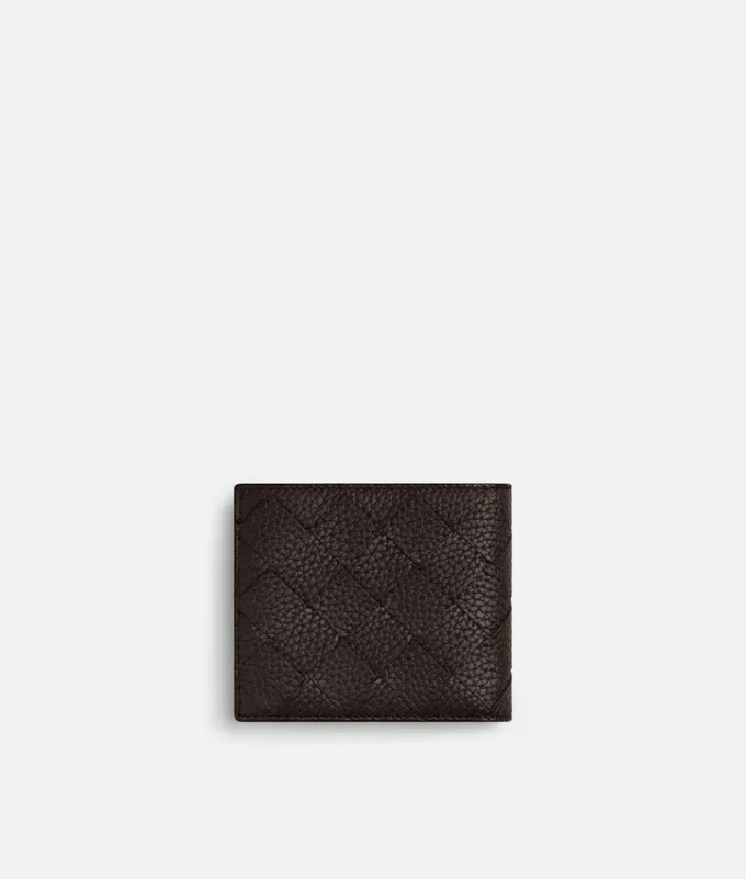 Intrecciato Bi-Fold Wallet with Coin Purse