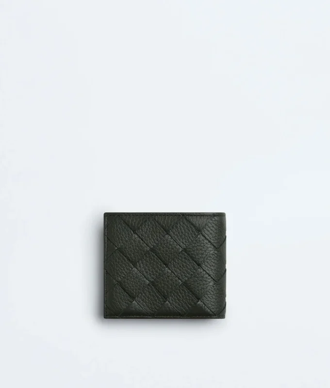 Intrecciato Bi-Fold Wallet with Coin Purse