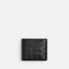 Intrecciato Bi-Fold Wallet with Coin Purse