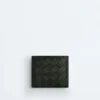 Intrecciato Bi-Fold Wallet with Coin Purse