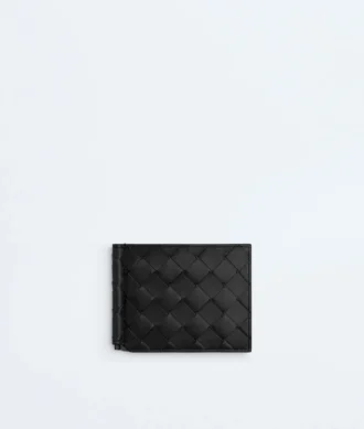 Intrecciato Bill Clip Wallet