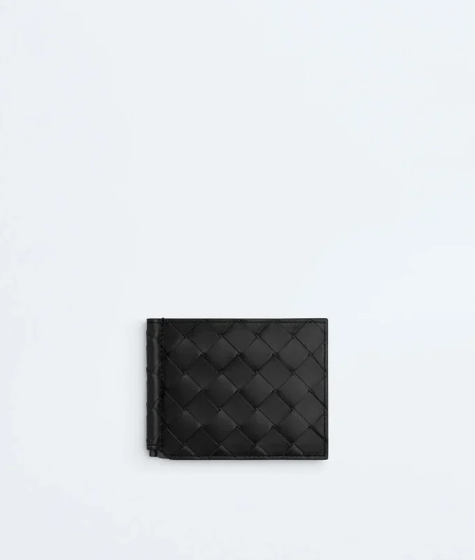 Intrecciato Bill Clip Wallet