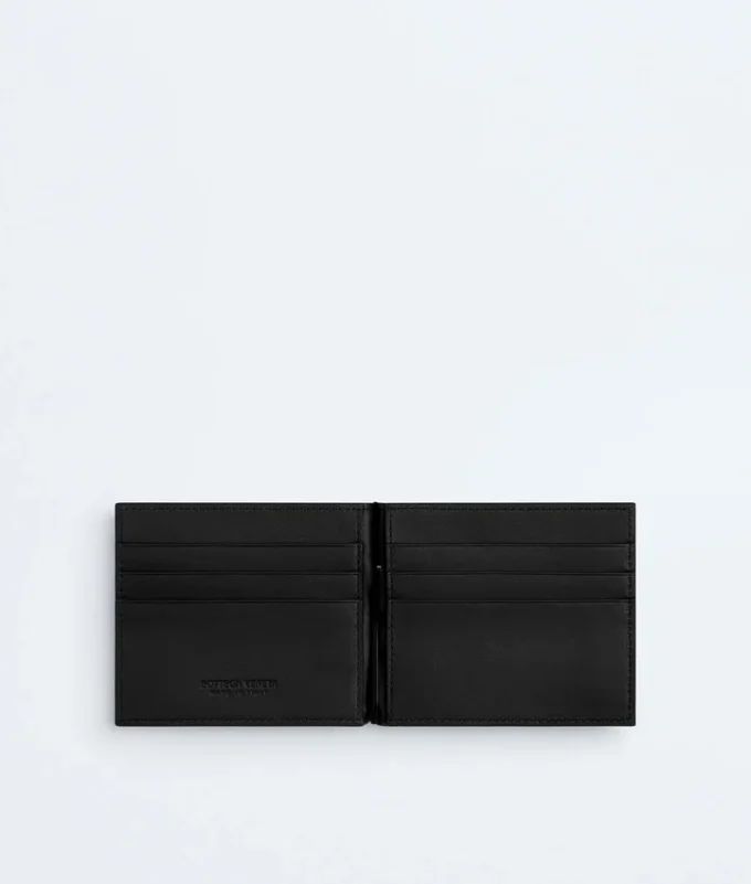 Intrecciato Bill Clip Wallet