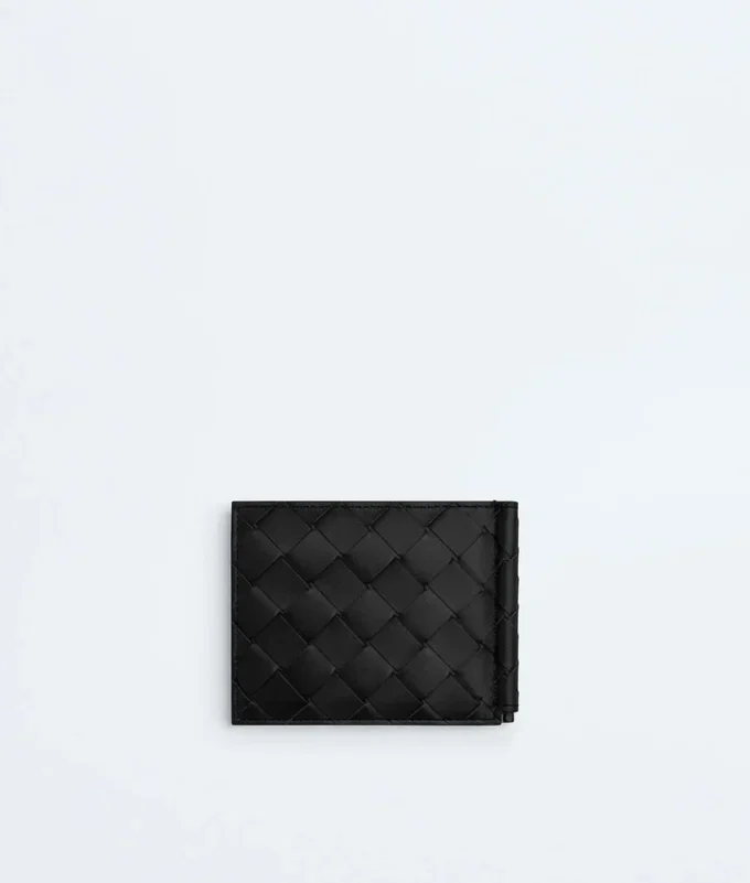 Intrecciato Bill Clip Wallet