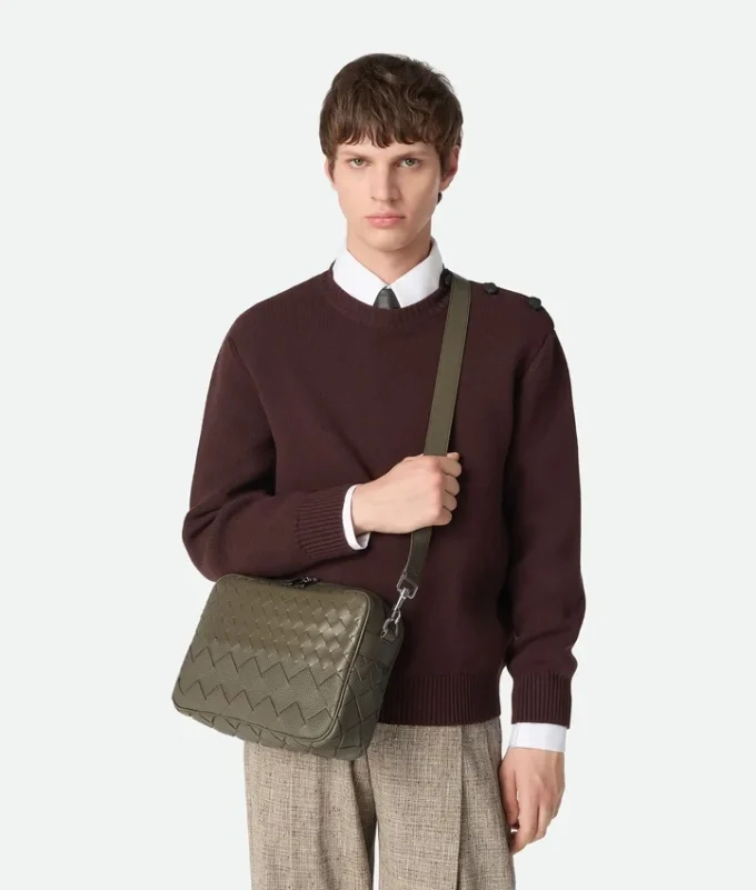 Intrecciato Camera Bag