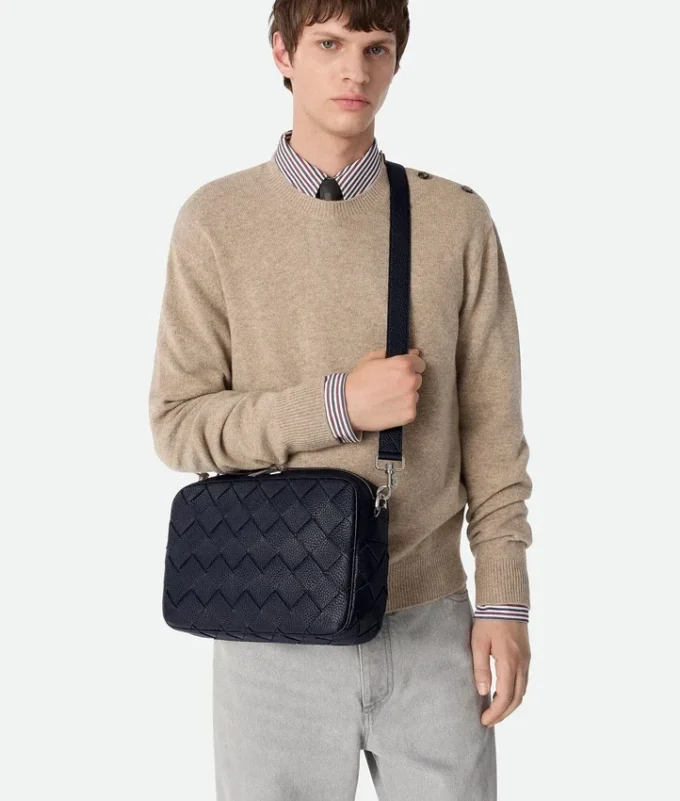 Intrecciato Camera Bag