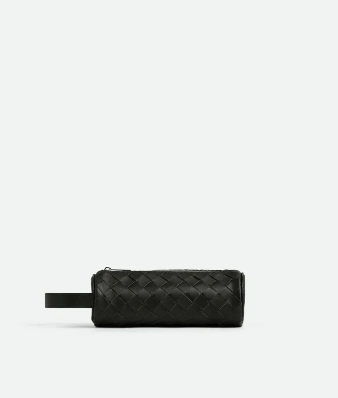 Intrecciato Cylinder Pencil Case