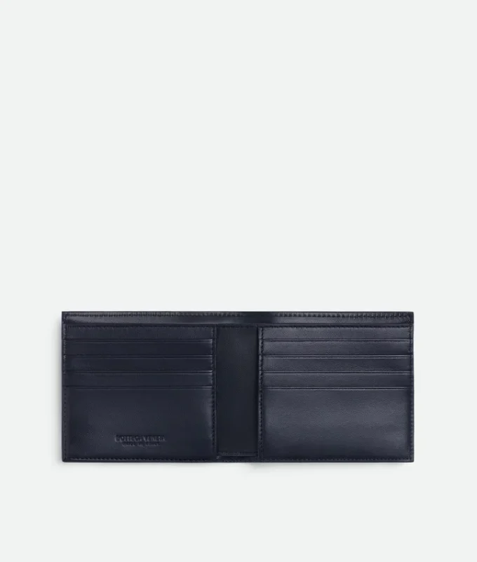 Intrecciato Diagonal Bi-Fold Wallet