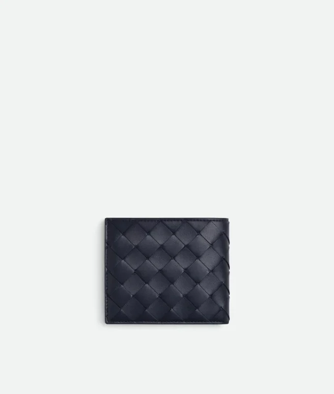 Intrecciato Diagonal Bi-Fold Wallet