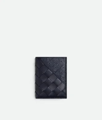 Intrecciato Diagonal Flap Card Case