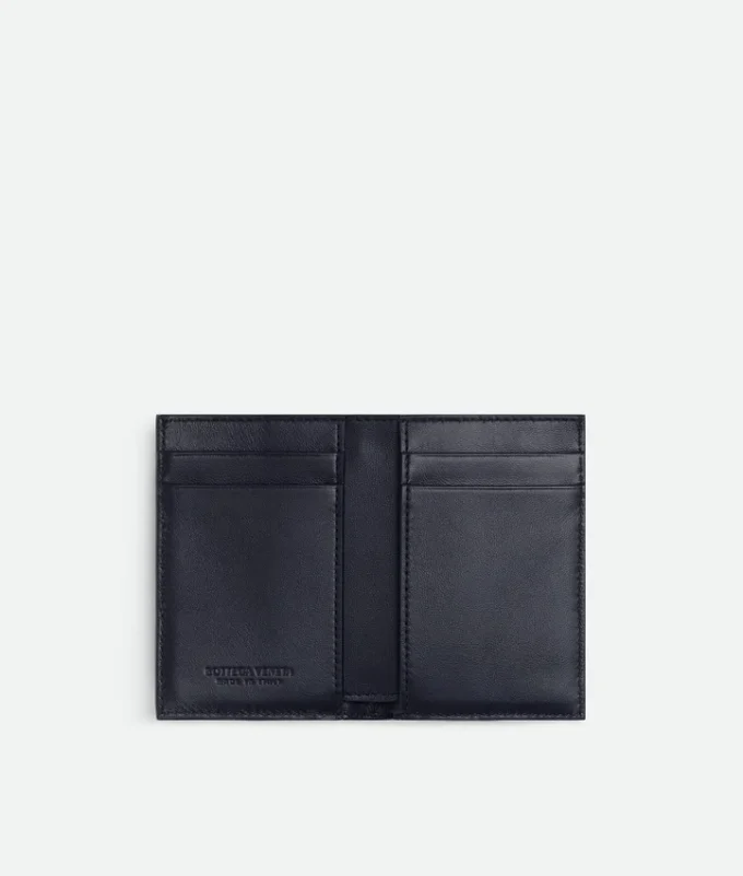 Intrecciato Diagonal Flap Card Case