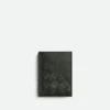 Intrecciato Diagonal Slim Flap Card Case