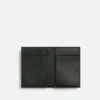 Intrecciato Diagonal Slim Flap Card Case
