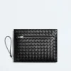 Intrecciato Document Case with Wristlet
