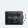 Intrecciato Document Case with Wristlet