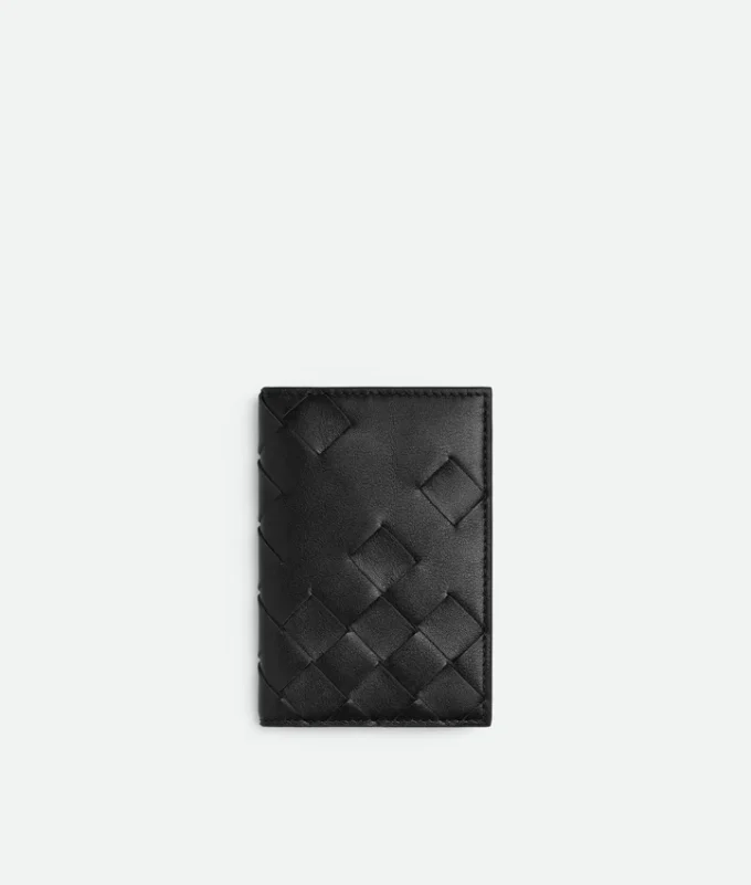 Intrecciato Flap Card Case