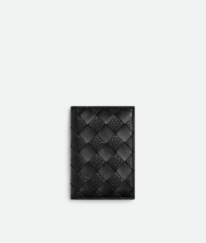 Intrecciato Flap Card Case
