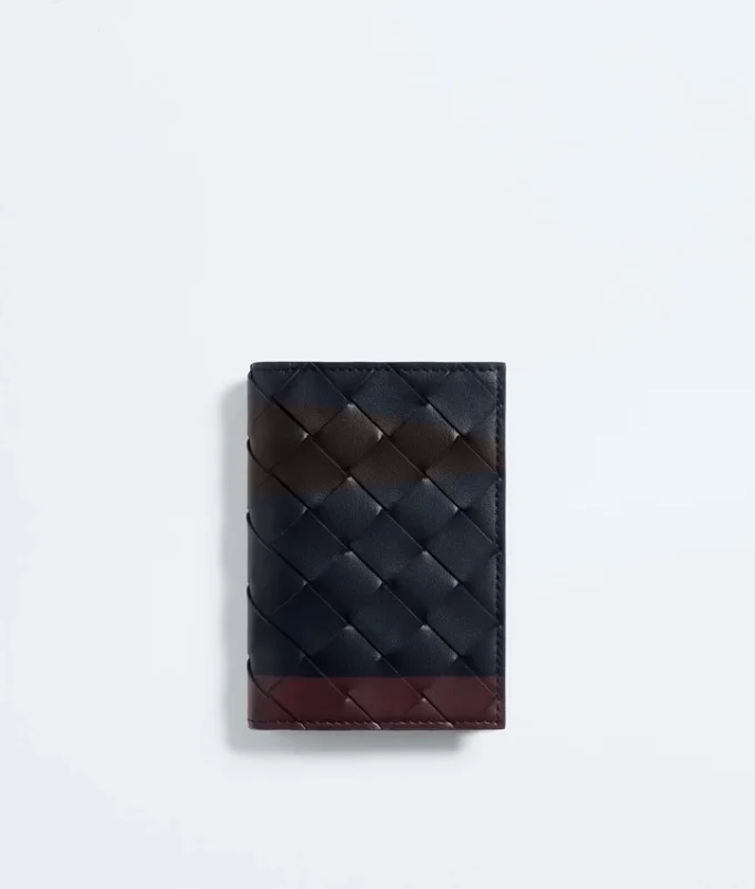 Intrecciato Flap Card Case