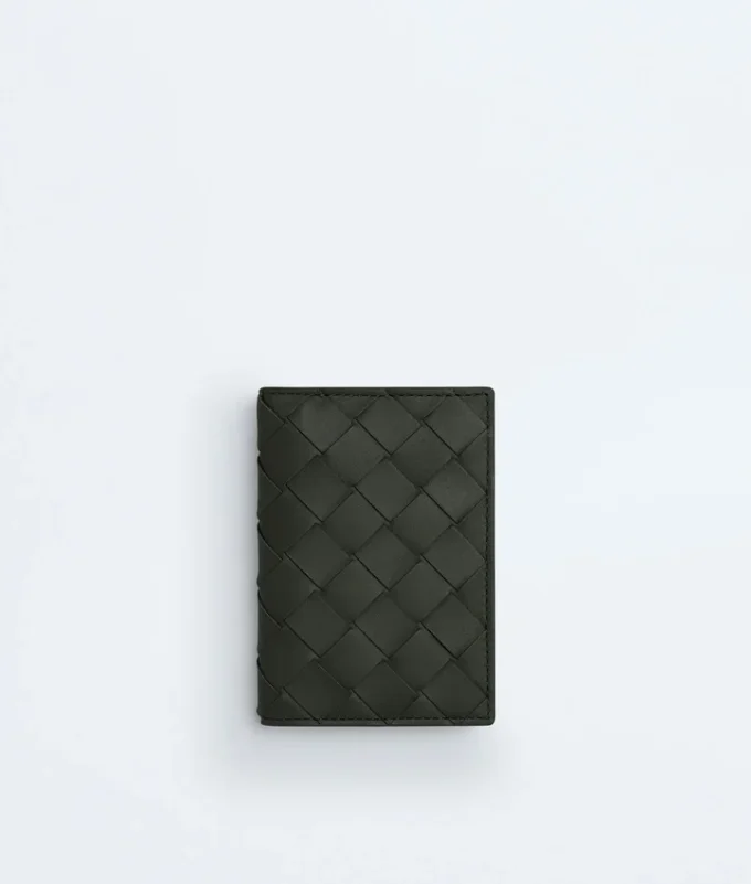 Intrecciato Flap Card Case