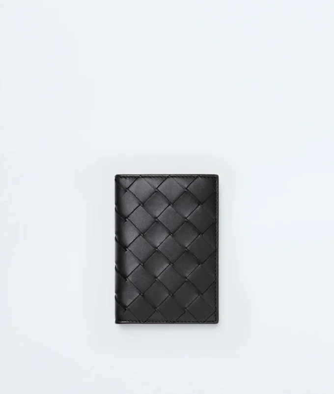 Intrecciato Flap Card Case