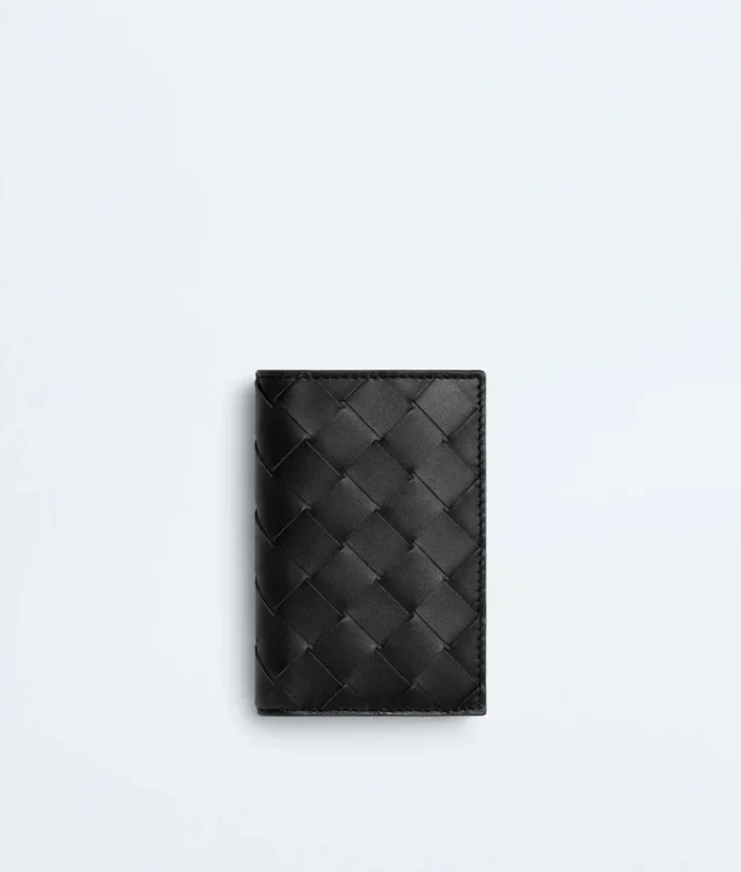 Intrecciato Flap Card Case