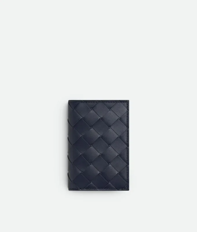Intrecciato Flap Card Case