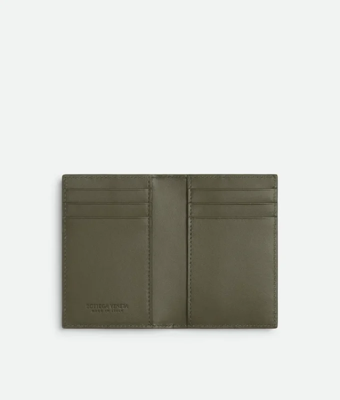 Intrecciato Flap Card Case