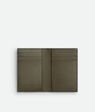 Intrecciato Flap Card Case