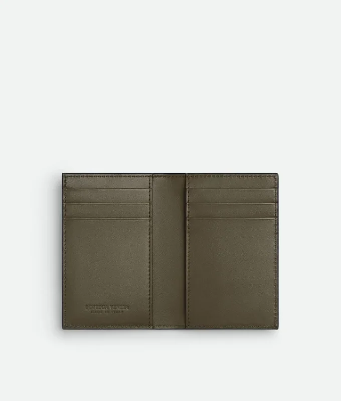 Intrecciato Flap Card Case