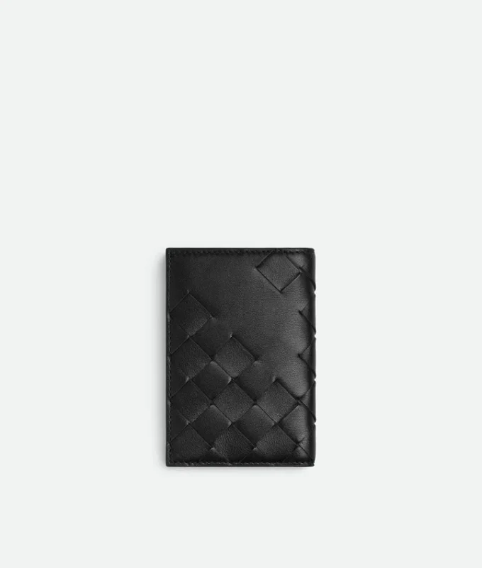 Intrecciato Flap Card Case