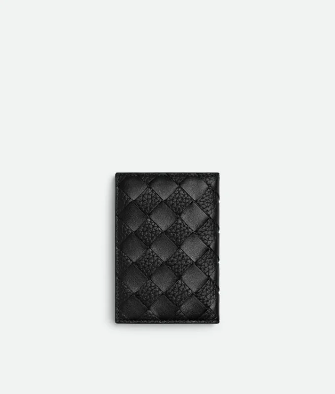 Intrecciato Flap Card Case