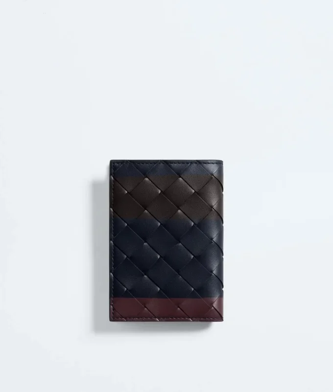 Intrecciato Flap Card Case