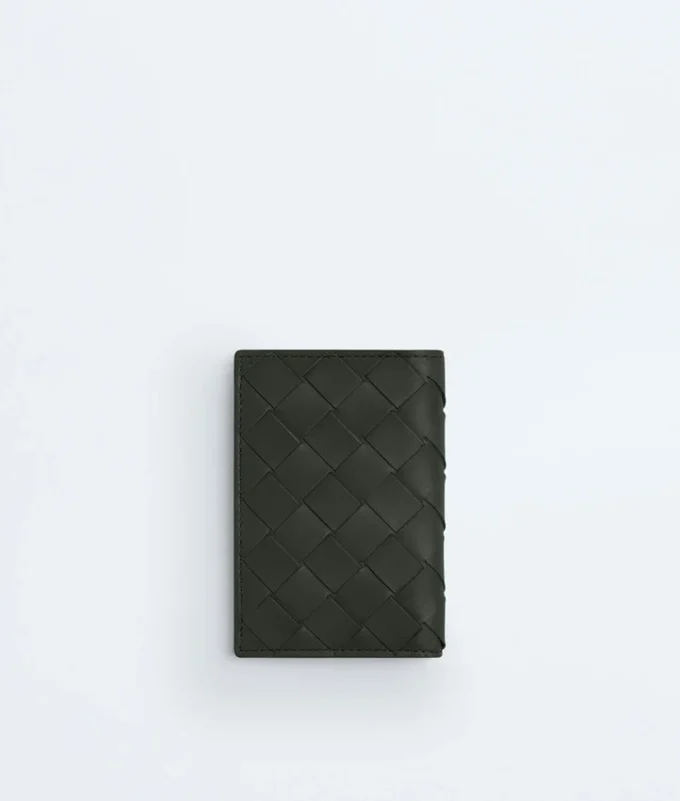 Intrecciato Flap Card Case