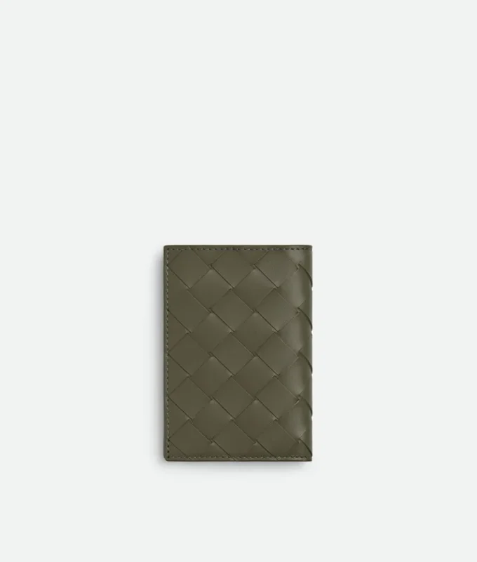 Intrecciato Flap Card Case