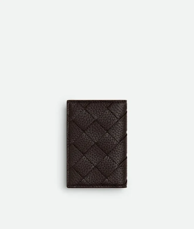 Intrecciato Flap Card Case