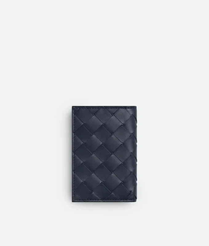Intrecciato Flap Card Case
