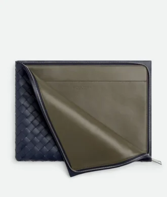 Intrecciato Flat Pouch