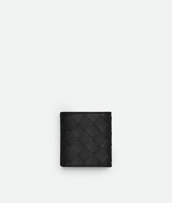 Intrecciato Folded Coin Purse