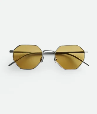 Intrecciato Geometrical Sunglasses