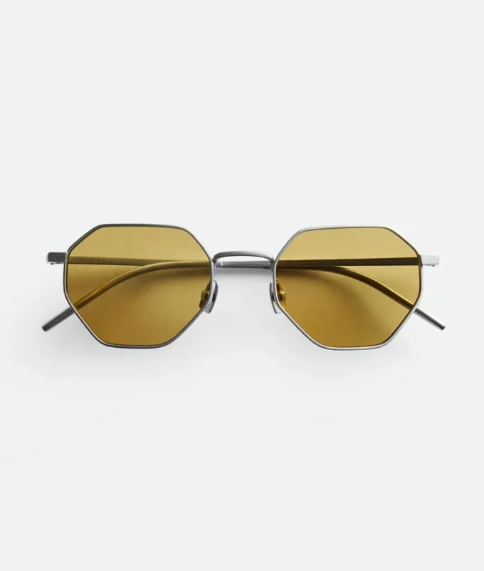 Intrecciato Geometrical Sunglasses