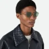 Intrecciato Geometrical Sunglasses