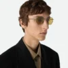 Intrecciato Geometrical Sunglasses