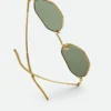 Intrecciato Geometrical Sunglasses